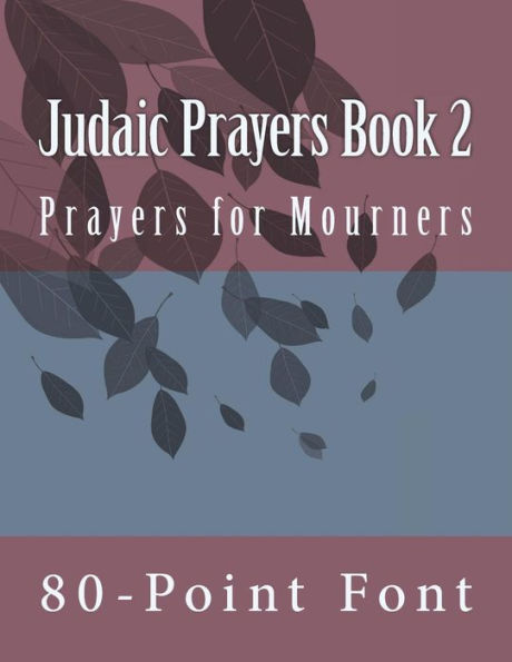 Judaic Prayers Book 2: Gigantic Print Edition (Bright Reads Books)