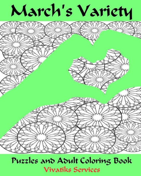 March's Variety Puzzles And Adult Coloring Book