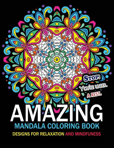 Amazing Mandalas Adult Coloring Book