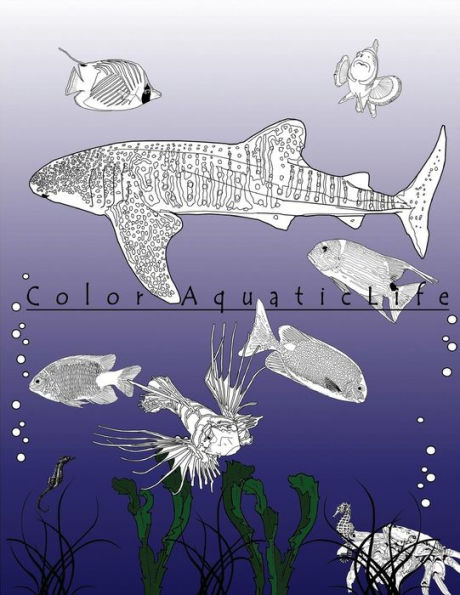 Color Aquatic Life: Activity Book