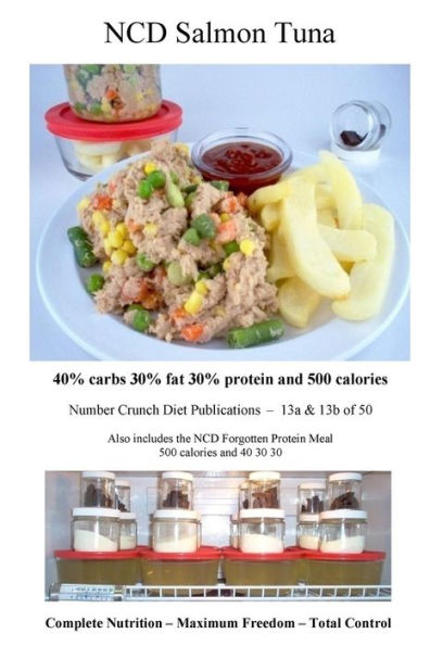 Ncd Salmon Tuna: 40% Carbs 30% Fat 30% Protein And 500 Calories