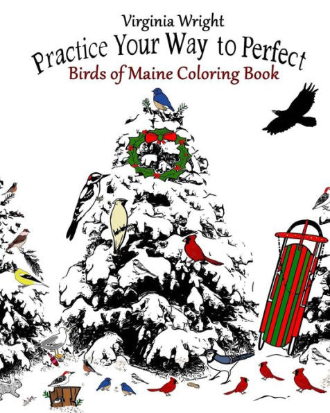 Practice Your Way To Perfect: Birds Of Maine Coloring Book