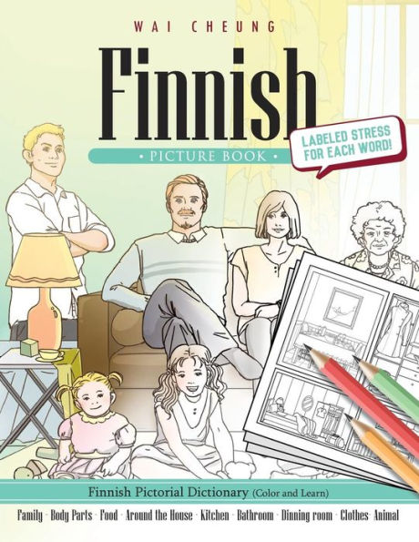Finnish Picture Book: Finnish Pictorial Dictionary (Color And Learn)