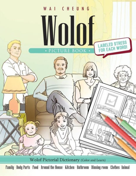 Wolof Picture Book: Wolof Pictorial Dictionary (Color And Learn)