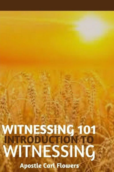 Witnessing 101: Introduction To Witnessing