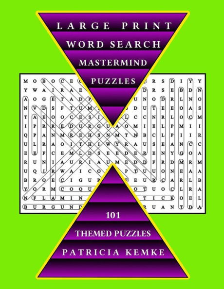 Large Print Word Search Mastermind Puzzles