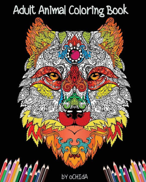 Adult Animals Coloring Book: 25 Animals Coloring Creative Disigns Size 8" X 10" 56 Page (Volume 1)