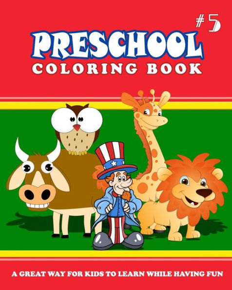 Preschool Coloring Book - Vol.5: Preschool Activity Books