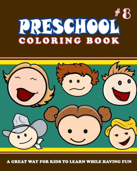 Preschool Coloring Book - Vol.8: Preschool Activity Books