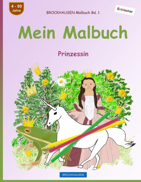 Brockhausen Malbuch Bd. 1 - Mein Malbuch: Prinzessin (German Edition)