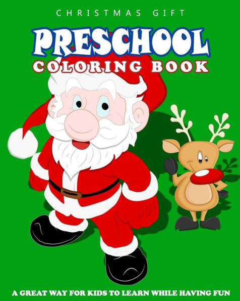 Preschool Coloring Book - Vol.10 : Christmas Gift: Preschool Activity Books