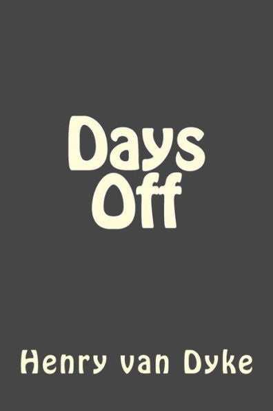 Days Off - 9781545388907