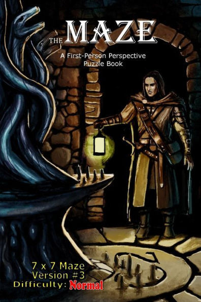The Maze: A First-Person Perspective Puzzle Book Normal 7X7 Version #3