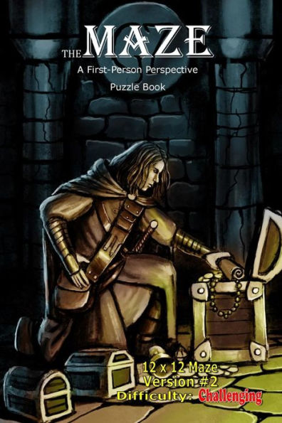 The Maze: A First-Person Perspective Puzzle Book Challenging 12X12 Version #2