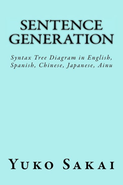 Sentence Generation: Syntax Tree Diagram In English, Spanish, Chinese, Japanese, Ainu
