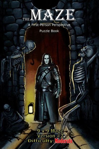 The Maze: A First-Person Perspective Puzzle Book Moderate 9X9 Version #2