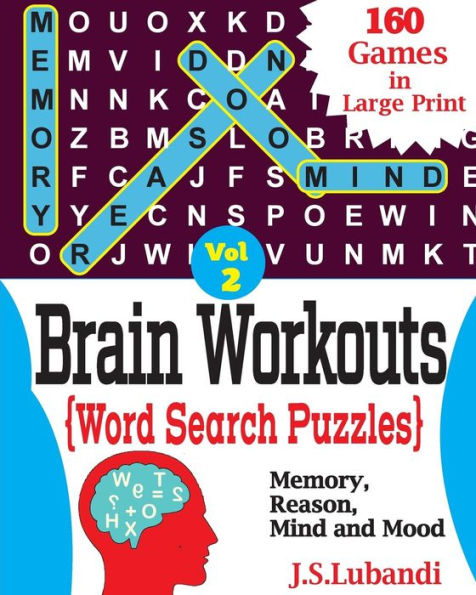 Brain Workouts(Word Search) Puzzles - 9781545537671
