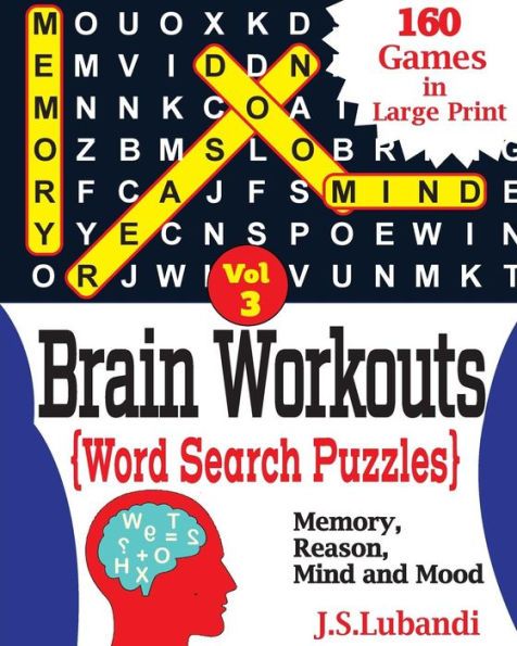 Brain Workouts(Word Search) Puzzles - 9781545537701