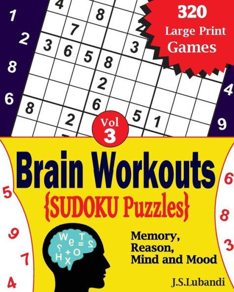 Brain Workouts Sudoku(Numbered) Puzzles - 9781545538487