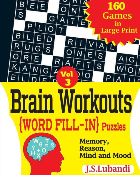 Brain Workouts (Word Fill-In) Puzzles - 9781545539675