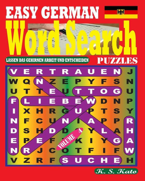 Easy German Word Search Puzzles. Vol. 4 (German Edition)
