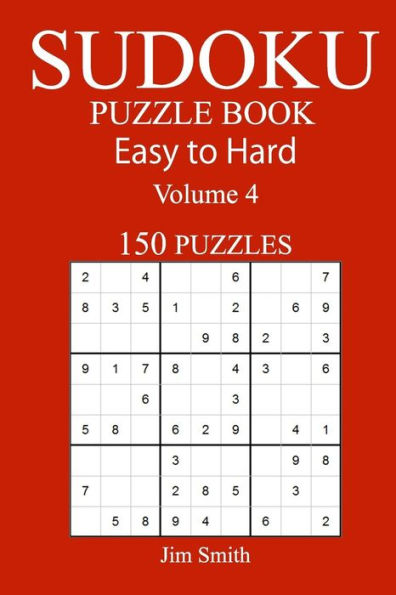 150 Easy To Hard Sudoku Puzzle Book - 9781546367055