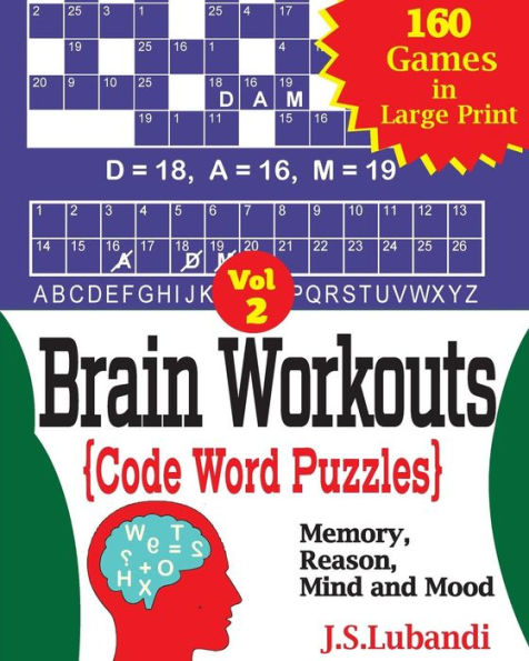 Brain Workouts (Code Word) Puzzles - 9781546381457