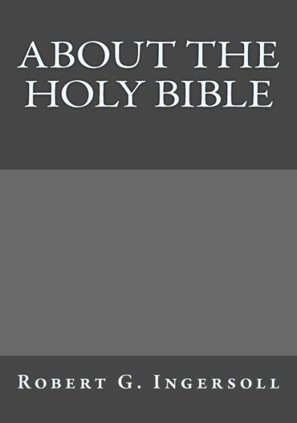 About The Holy Bible - 9781546499886