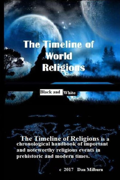 The Timeline Of World Religions (Black And White)