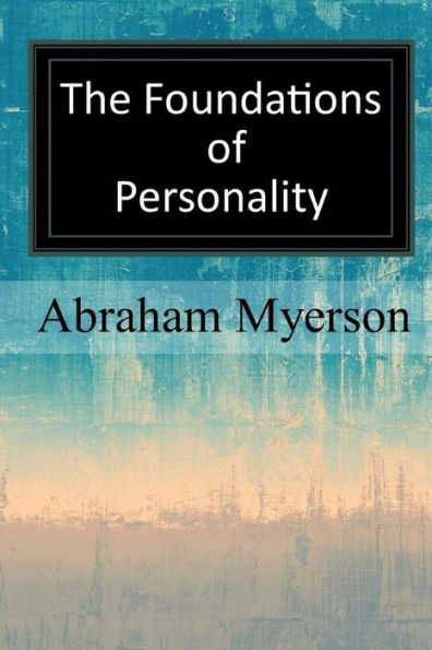The Foundations Of Personality - 9781547043606