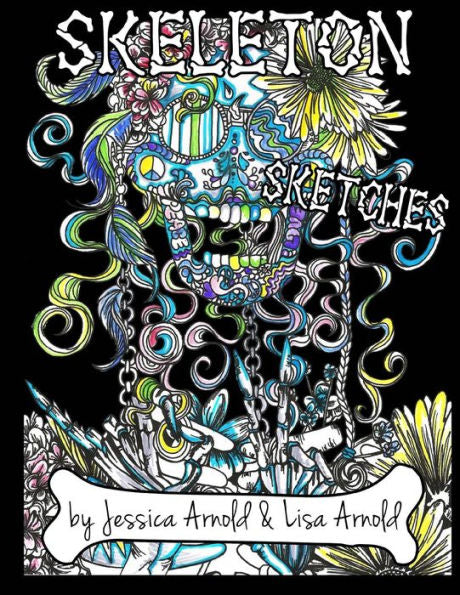 Skeleton Sketches Coloring Book (Hidden Side Coloring Books)
