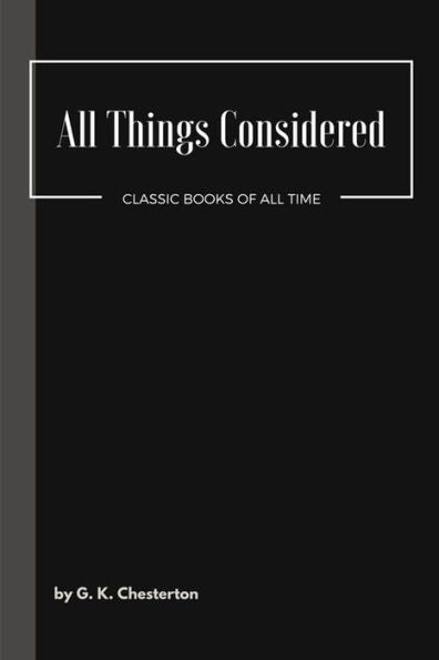 All Things Considered - 9781548081522
