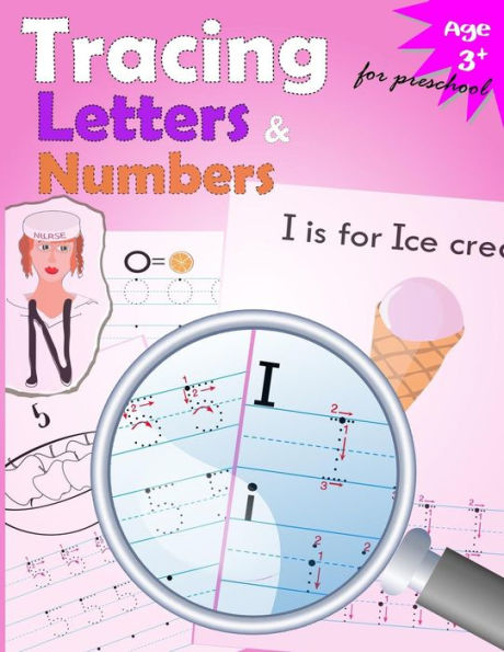 Tracing Letters And Numbers For Preschool: Kindergarten Tracing Workbook (Volume 6)