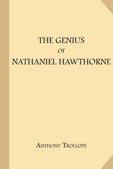 The Genius Of Nathaniel Hawthorne (Large Print)