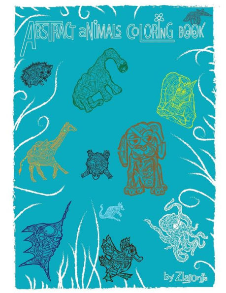 Abstract Animals Coloring Book