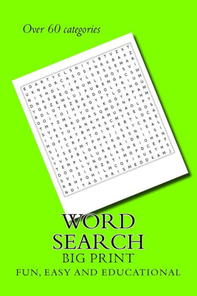 Word Search: Big Easy To Read (Series 1) (Volume 1)