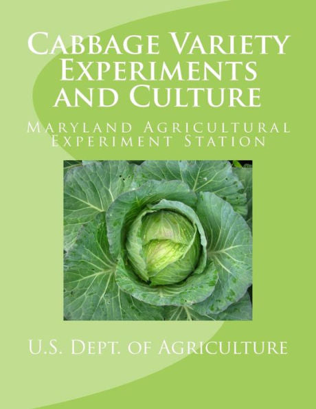 Cabbage Variety Experiments And Culture
