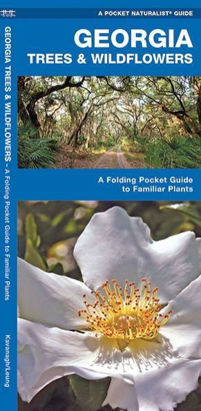 Folding Pocket Guide - Georgia Trees & Wildflowers - 130 Species
