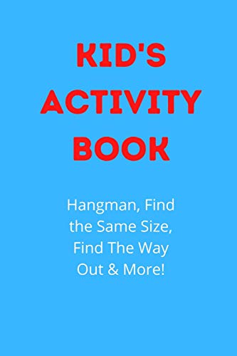 Kid's Activity Book