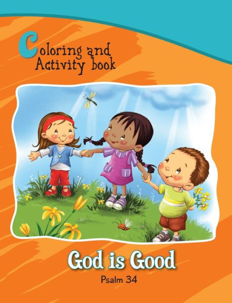 Psalm 34 - Coloring And Activity Book: Bible Chapters For Kids (Bible Chapters Coloring And Activity Books)