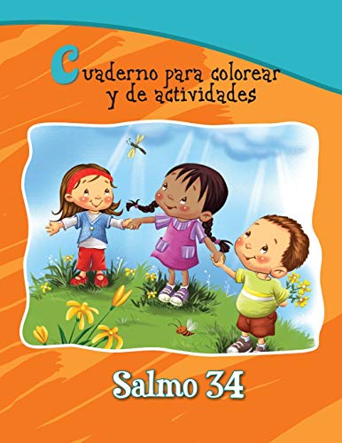 Salmo 34 - Cuaderno para colorear: La bondad de Dios (Cap??tulos de la Biblia para colorear y actividades) (Spanish Edition)