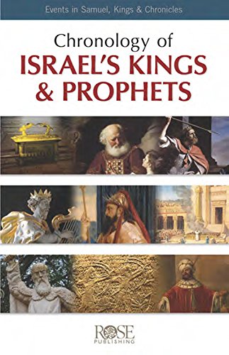 Pamphlet: Chronology Of Israel's Kings And Prophets: Events In Samuel, Kings & Chronicles