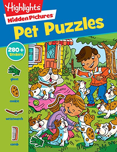 Pet Puzzles (Highlights????? Sticker Hidden Pictures???)