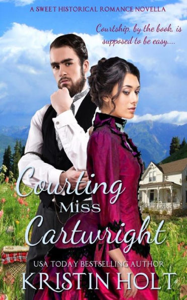 Courting Miss Cartwright: A Sweet Western Historical Romance Novella (Six Brides For Six Gideons)