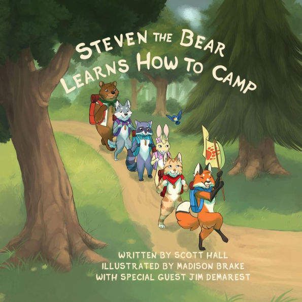 Steven The Bear Learns How To Camp