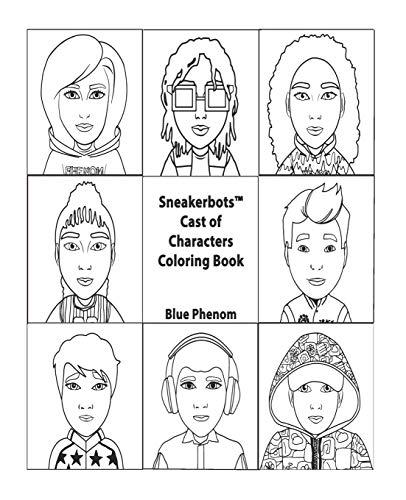 Sneakerbots?? Cast of Characters Coloring Book