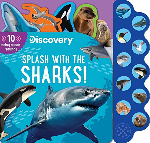 Discovery: Splash With The Sharks! (10-Button Sound Books)
