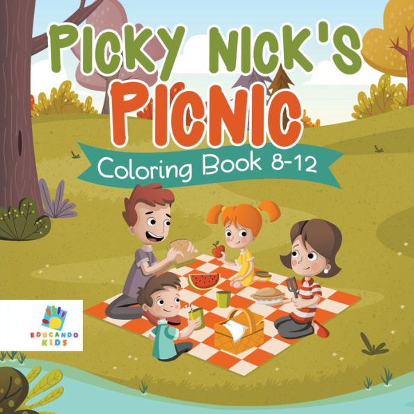 Picky Nick's Picnic Coloring Book 8-12