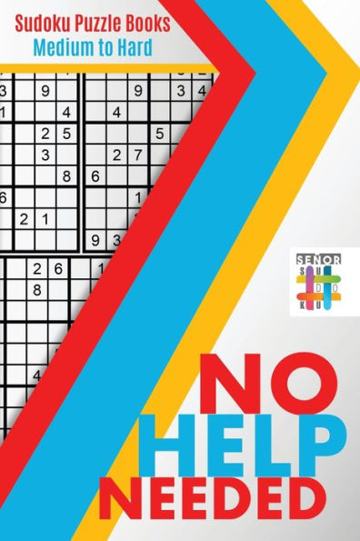 No Help Needed | Sudoku Puzzle Books Medium To Hard
