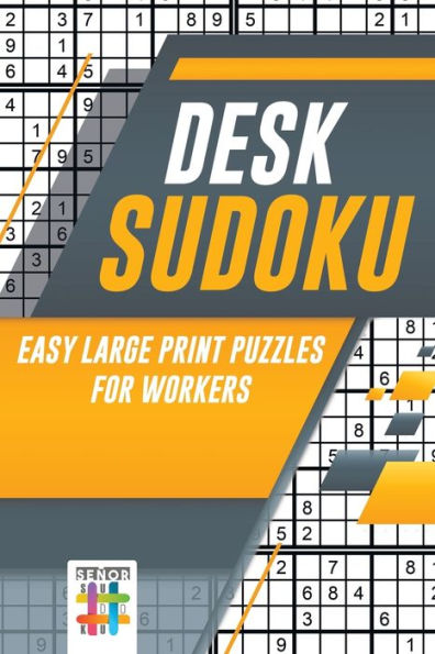 Desk Sudoku | Easy Large Print Puzzles For Workers